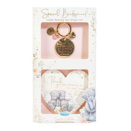bridesmaid keyring plaque